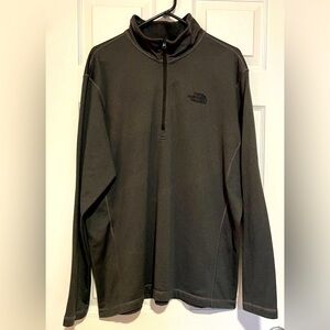 The North Face Charcoal Quarter-Zip Pullover Men’s XL